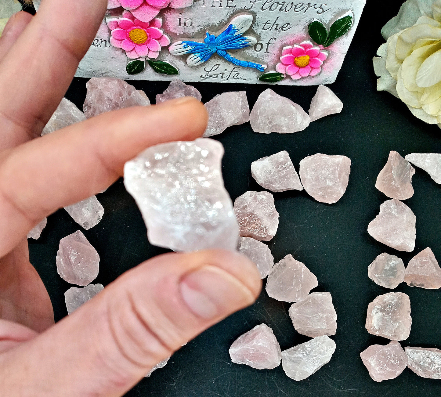 Bulk Rose Quartz A Grade! Choose Both Size and Quantity! Premium quality A Grade Rose Quartz!  Wholesale pricing!