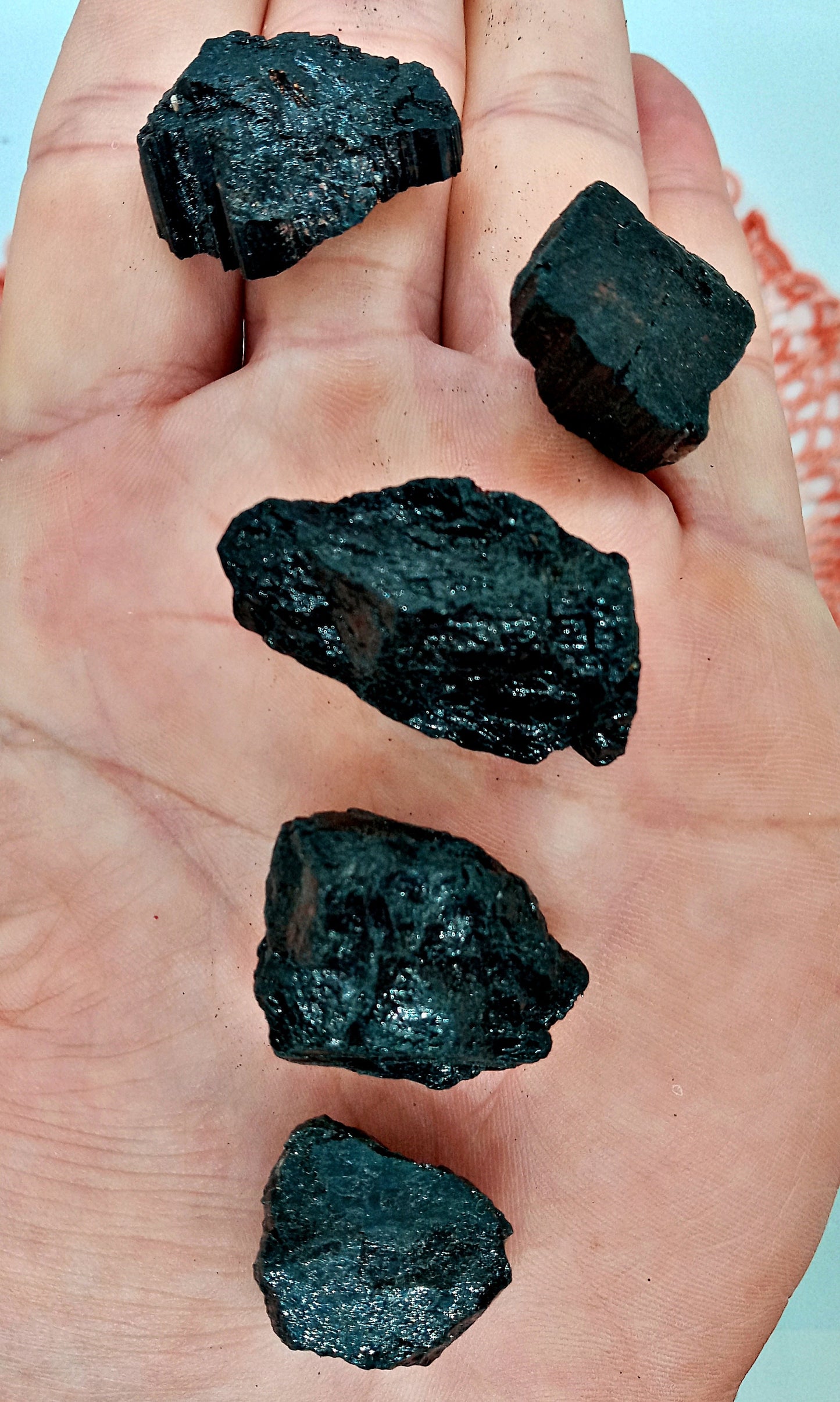 Bulk Black Tourmaline!  Choose Size and Quantity and Save on Black Tourmaline crystals!  Raw, Black Tourmaline crystals at Wholesale Prices!