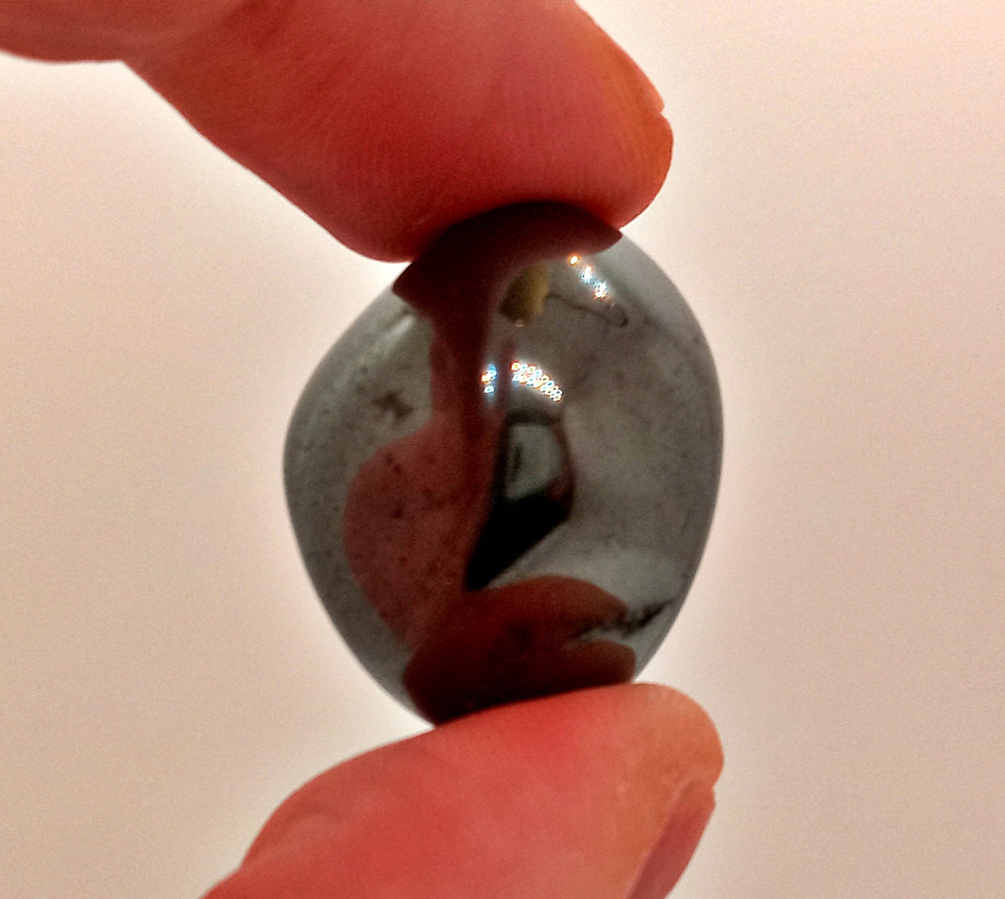 Bulk Hematite Crystals!  Choose how Many natural, tumbled Quality Hematite crystals!   Polished Hematite!