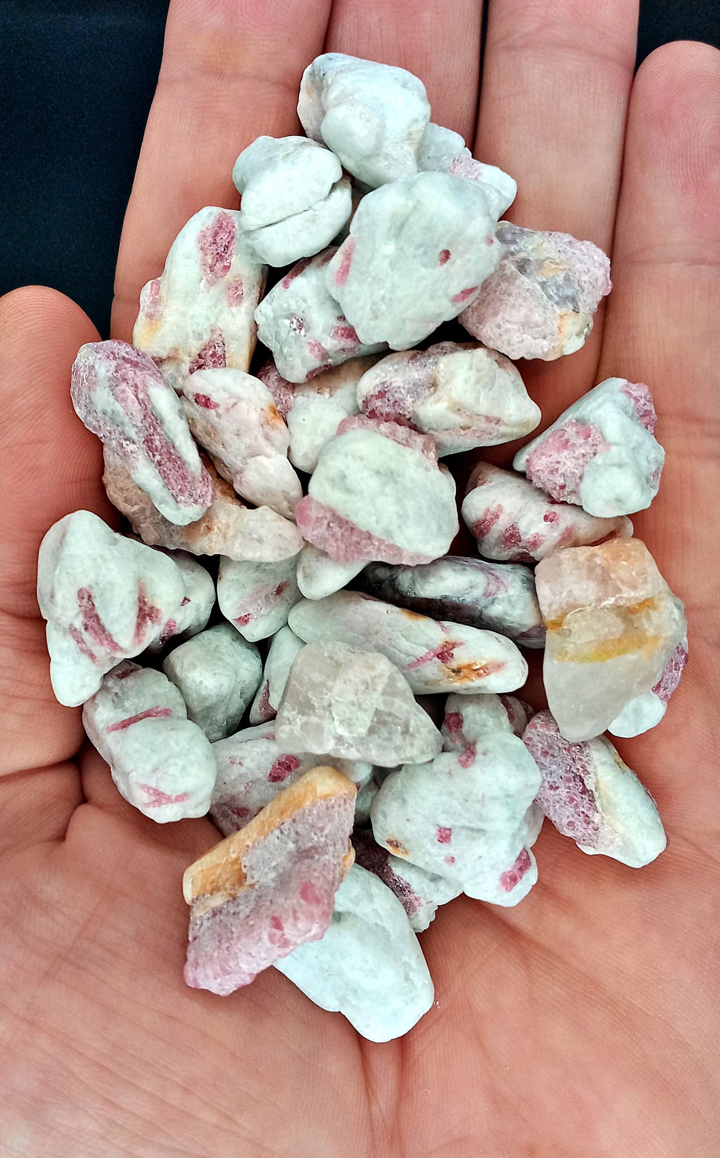 Bulk A-Pink Tourmaline! Choose how Many A-Grade tumbled High Quality Pink Tourmaline crystals!   Premium Grade polished Pink Tourmaline!