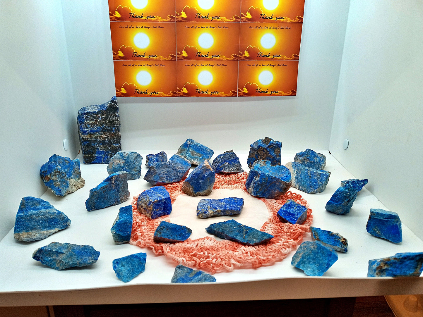 Lapis Lazuli Crystals!  Choose from three (3) sizes of quality, all-natural, raw, Lapis Lazuli stones!