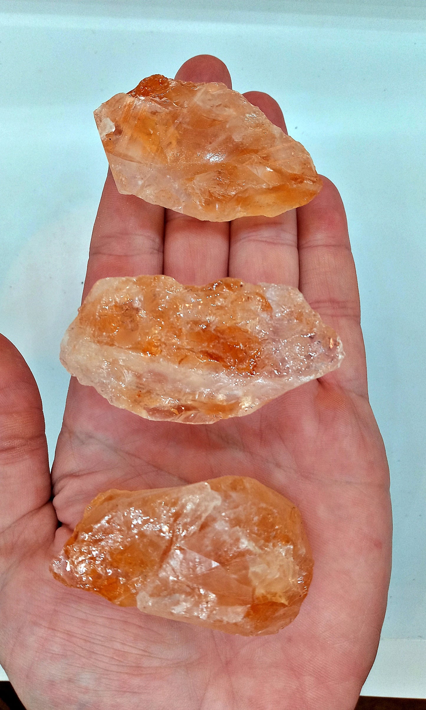 Large Citrine Chunks!  Choose from three (3) Sizes of Quality Raw Citrine! Rough Citrine stones, crystals and chunks.