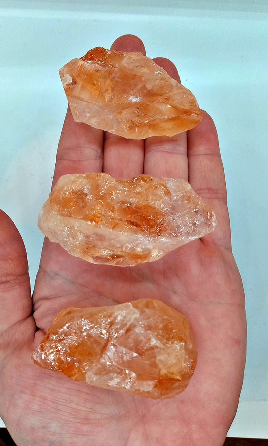 Large Citrine Chunks!  Choose from three (3) Sizes of Quality Raw Citrine! Rough Citrine stones, crystals and chunks.