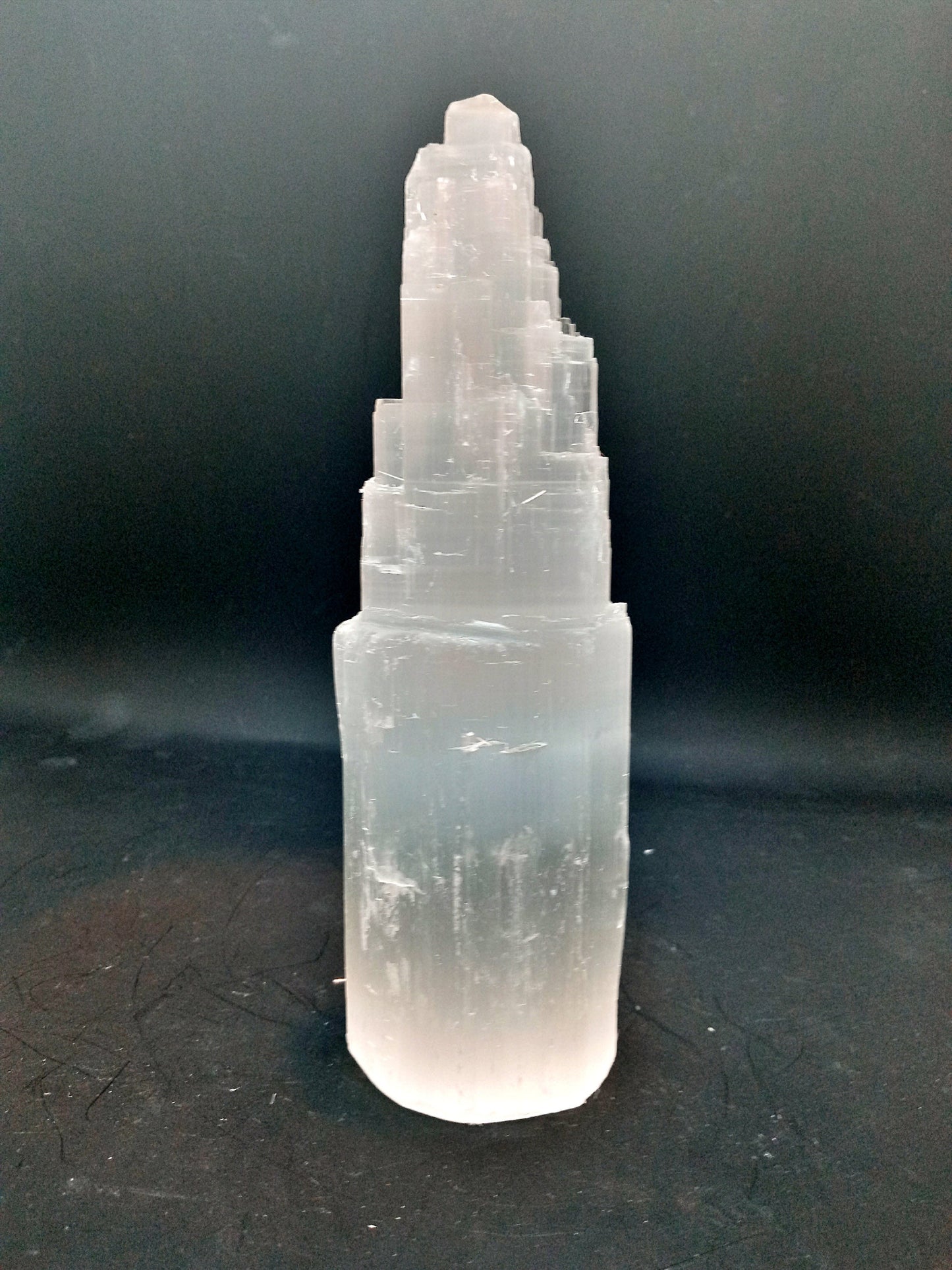 Large Selenite Tower crystal charging station!  Selenite Skyscrapers, Icebergs, Towers