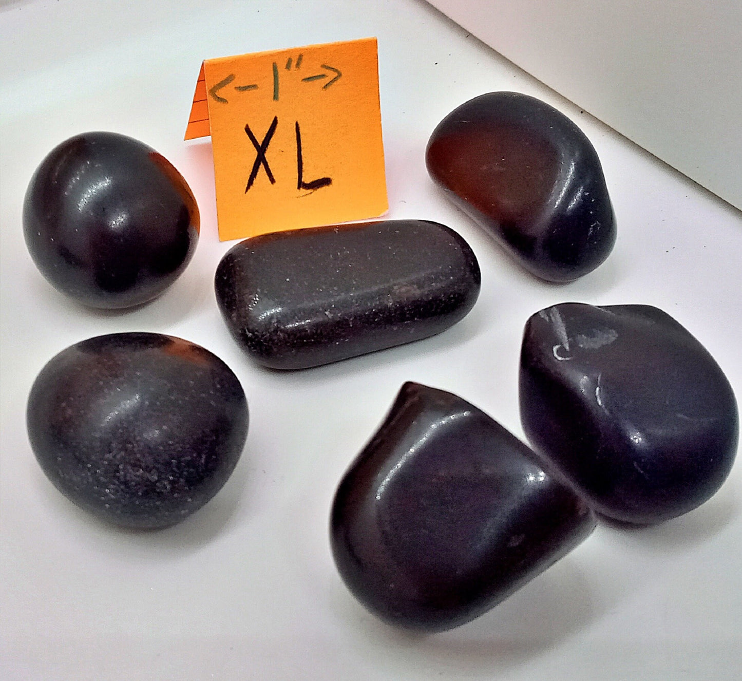 Bulk XQ-Black Tourmaline Crystals!  Choose how Many AAA-Grade Tumbled Extra-High Quality Black Tourmaline crystals at Wholesale pricing!