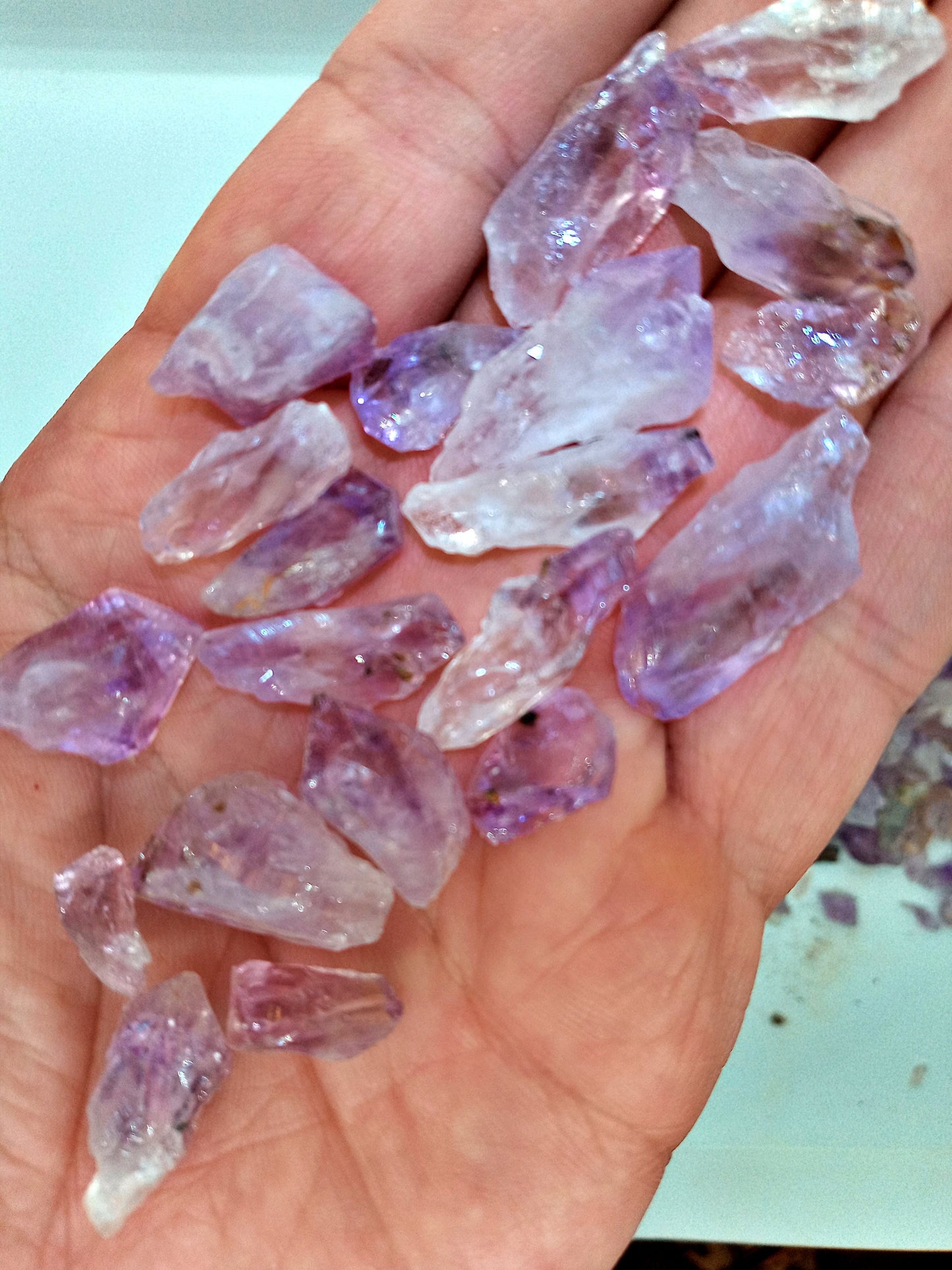 Bulk Amethyst minis Crystals!  Choose how many ounces!  As low as (less than) 6 cents each with Sunny’s Bulk Wholesale Pricing!