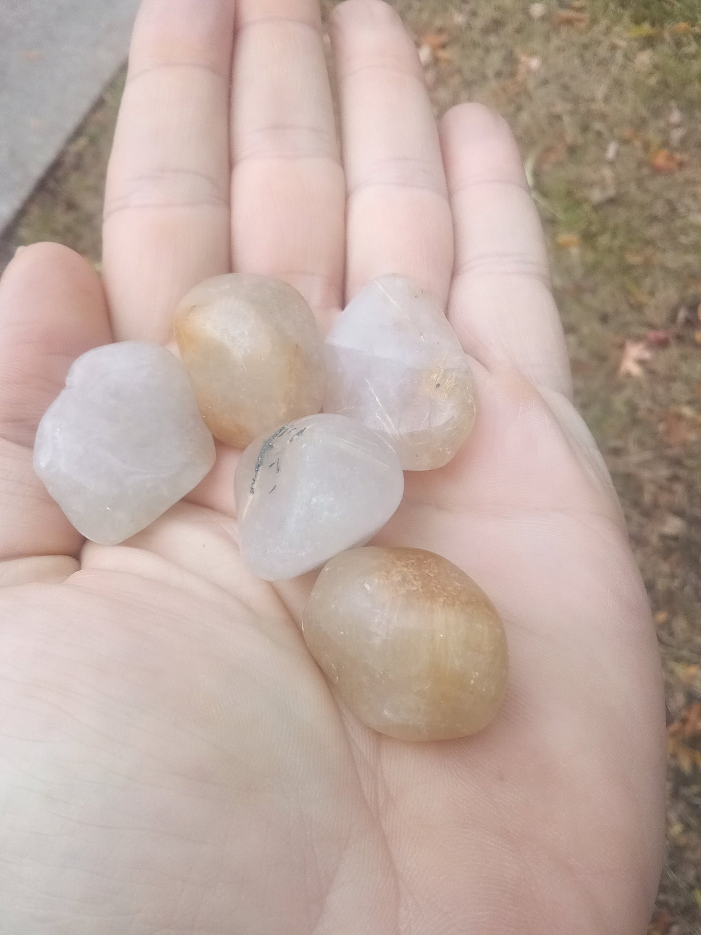 XQ Rutilated Quartz Tumbles!  Choose from four (4) sizes of Extra High Quality AAA-Graded Golden Rutilated Quartz!