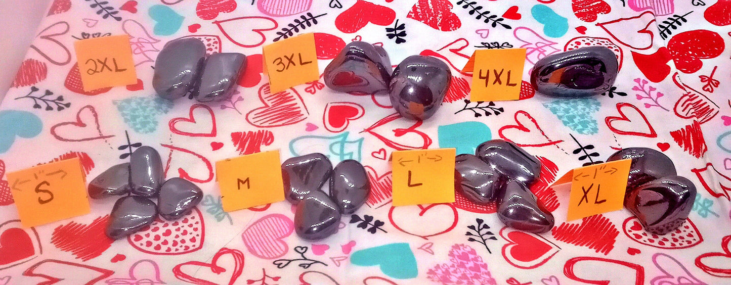 A-Grade Hematite Crystals! A-Grade, all natural, tumbled High Quality Hematite crystals and stones!   Premium Grade polished Hematite!