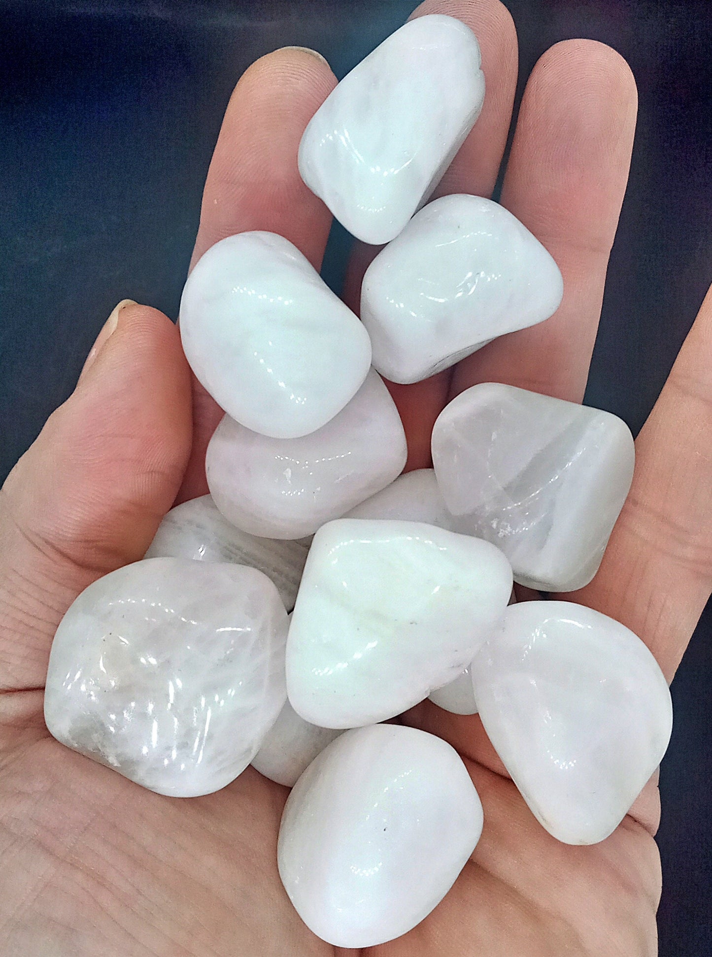 A-Grade Milky Quartz Crystals!  A-Grade, natural, tumbled High Quality Milky Quartz crystals and stones!   Premium Grade Milky Quartz!