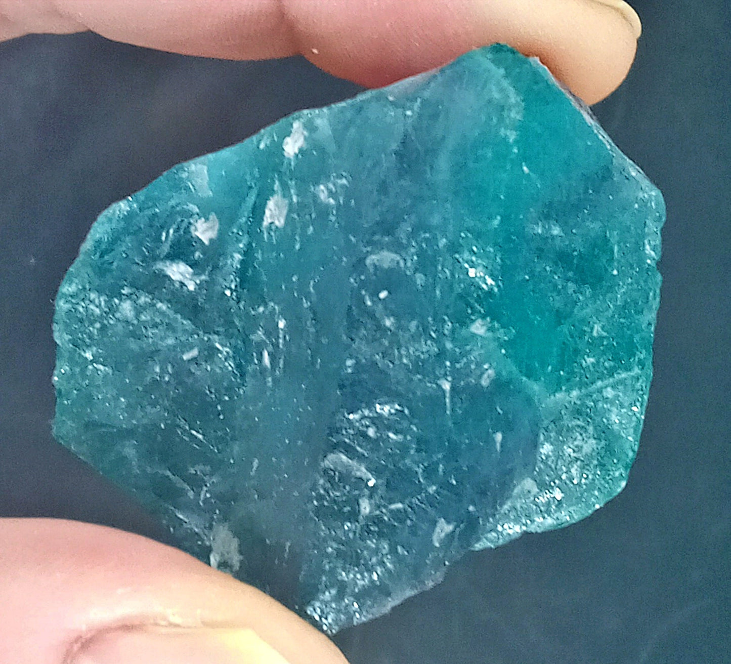 Rainbow Fluorite Chunks!  Large Rainbow Fluorite crystals and stones – all over one (1) ounce!  Natural, quality, raw Fluorite!