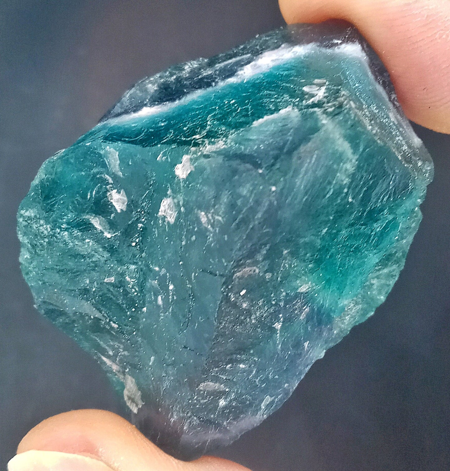 Rainbow Fluorite Chunks!  Large Rainbow Fluorite crystals and stones – all over one (1) ounce!  Natural, quality, raw Fluorite!