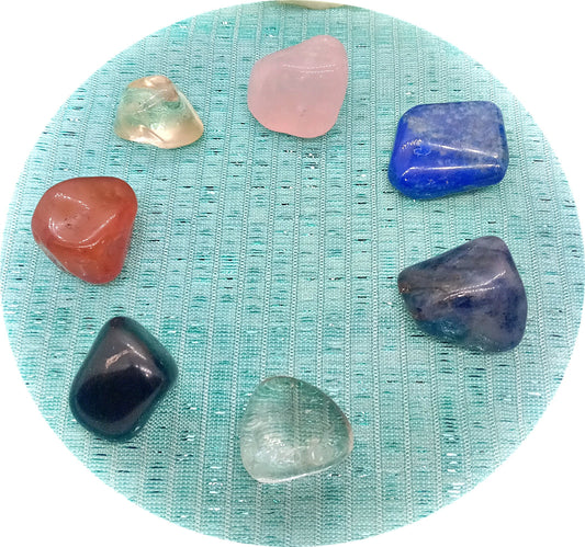 AAA-Grade Chakra Set!  Sunny's complete 7-chakra set of ALL Extra-High Quality AAA-Grade crystals!