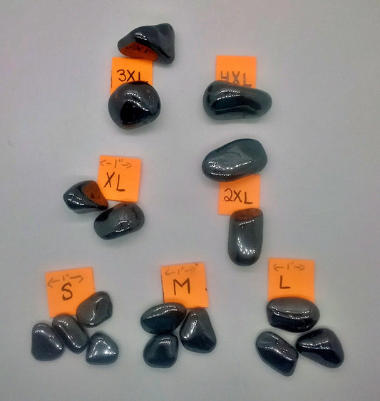 A-Grade Hematite Crystals! A-Grade, all natural, tumbled High Quality Hematite crystals and stones!   Premium Grade polished Hematite!